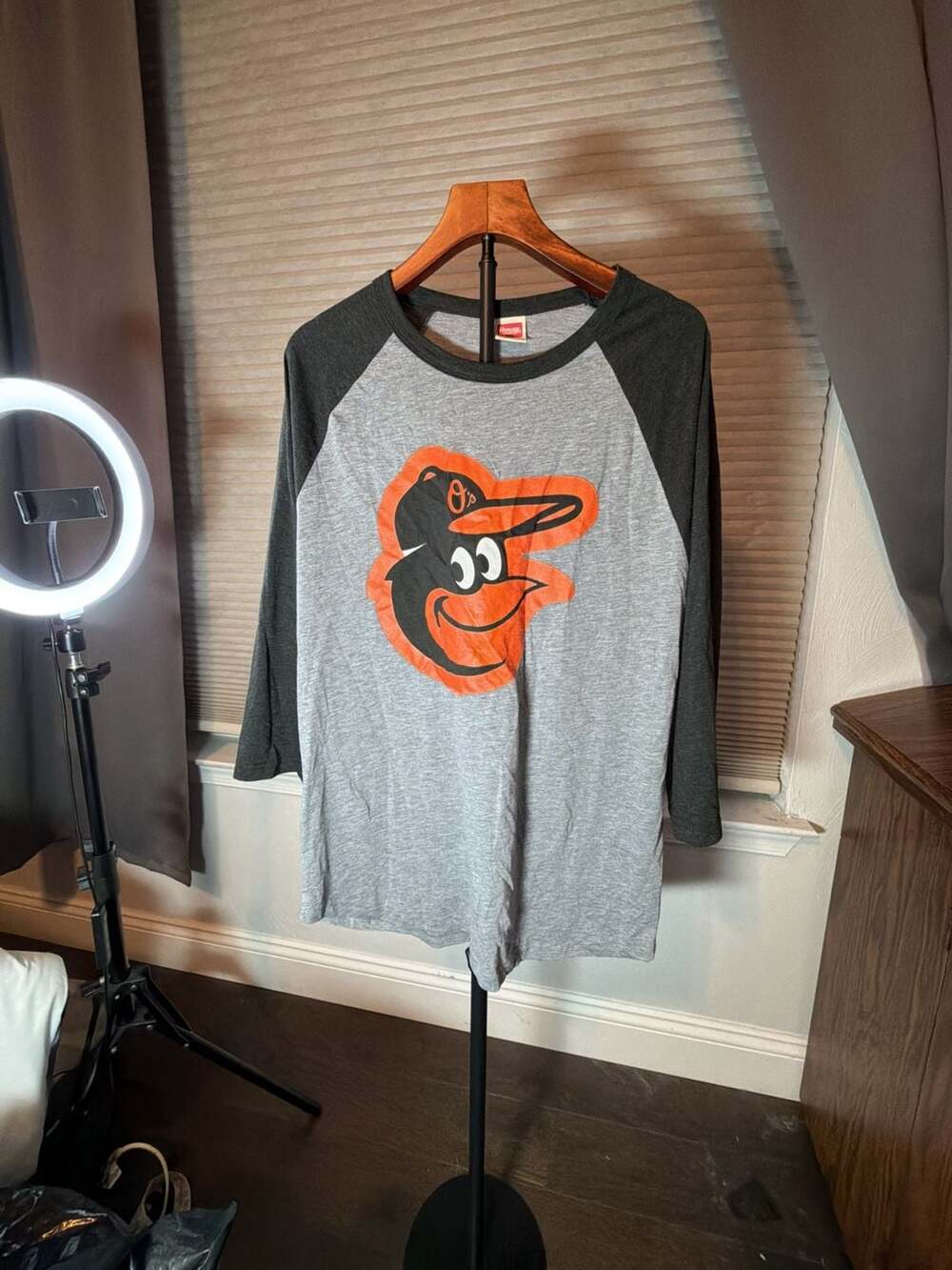 Homage Baltimore Orioles Raglan T-Shirt Size XL